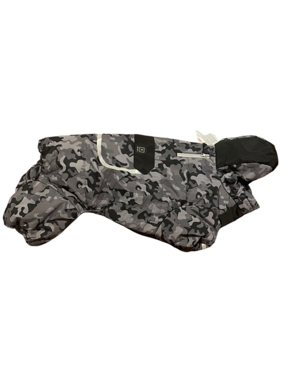 NEW XXL Dog Snowsuit Reddy Camo Puffer Coat Jacket Snow Suit Gray Pet $79